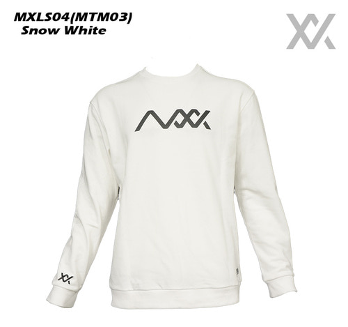 [맥스] 맨투맨 티셔츠 MXLS04 블랙/화이트/네이브 3종