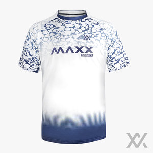 [맥스] 남성 여성 경기복 티셔츠 MXST018_White&amp;Blue