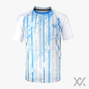 [맥스] 남성 여성 경기복 티셔츠 MXST022T_White&amp;Blue