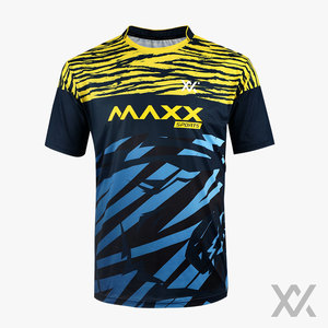 [맥스] 남성 여성 경기복 티셔츠 MXST019_Blue&amp;Yellow