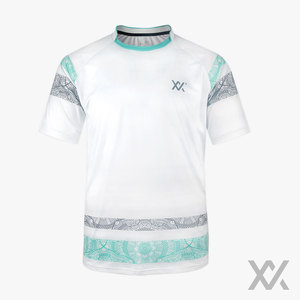 [맥스] 남성 여성 경기복 티셔츠 MXST021T_White&amp;Mint