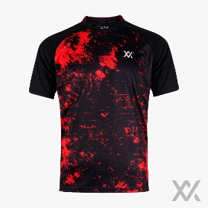 [맥스] 남성 여성 티셔츠 MXFT053_Black&amp;Red
