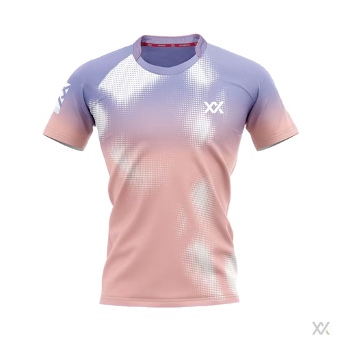 [맥스] 남성 여성 경기복 티셔츠 MXSET041T-puple&amp;pink